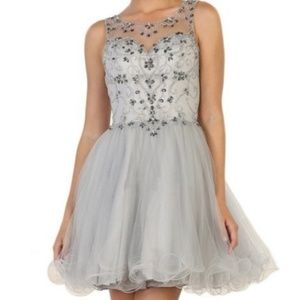 Fancy short prom dress